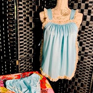 Vintage Babydoll Lingerie Set Size 5-6